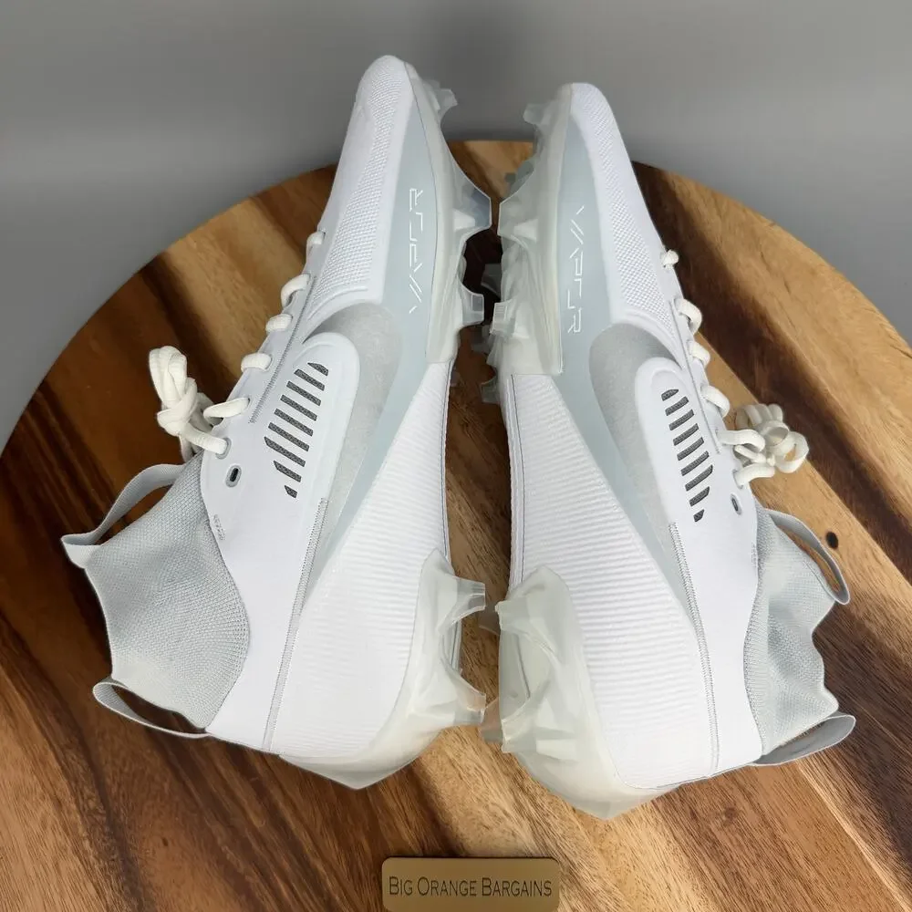Nike Vapor Edge Pro 360 2 White Metallic Silver DA5456-100 Men’s Size 12.5